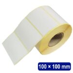 لیبل (برچسب) کاغذی تک ردیفه 100×100