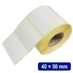 لیبل (برچسب) کاغذی تک ردیفه 40×50