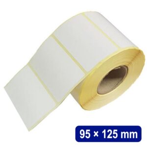 لیبل (برچسب) کاغذی  تک ردیفه 125×95